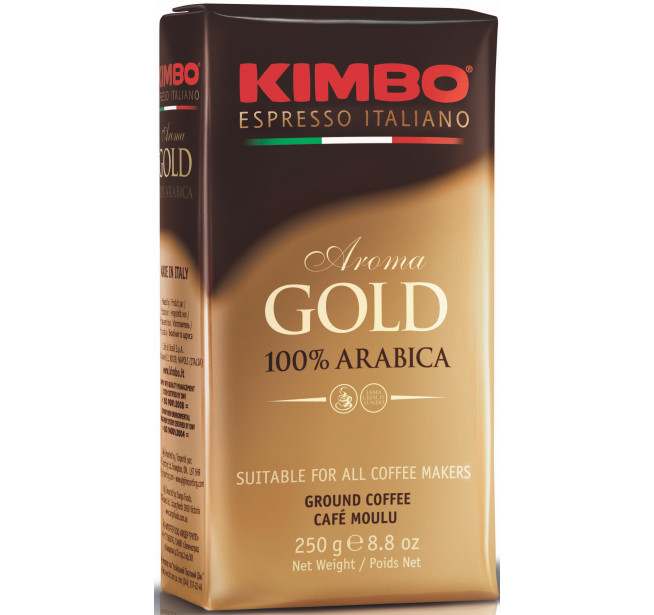 Cafea Macinata Kimbo Aroma Gold 100% Arabica 250g